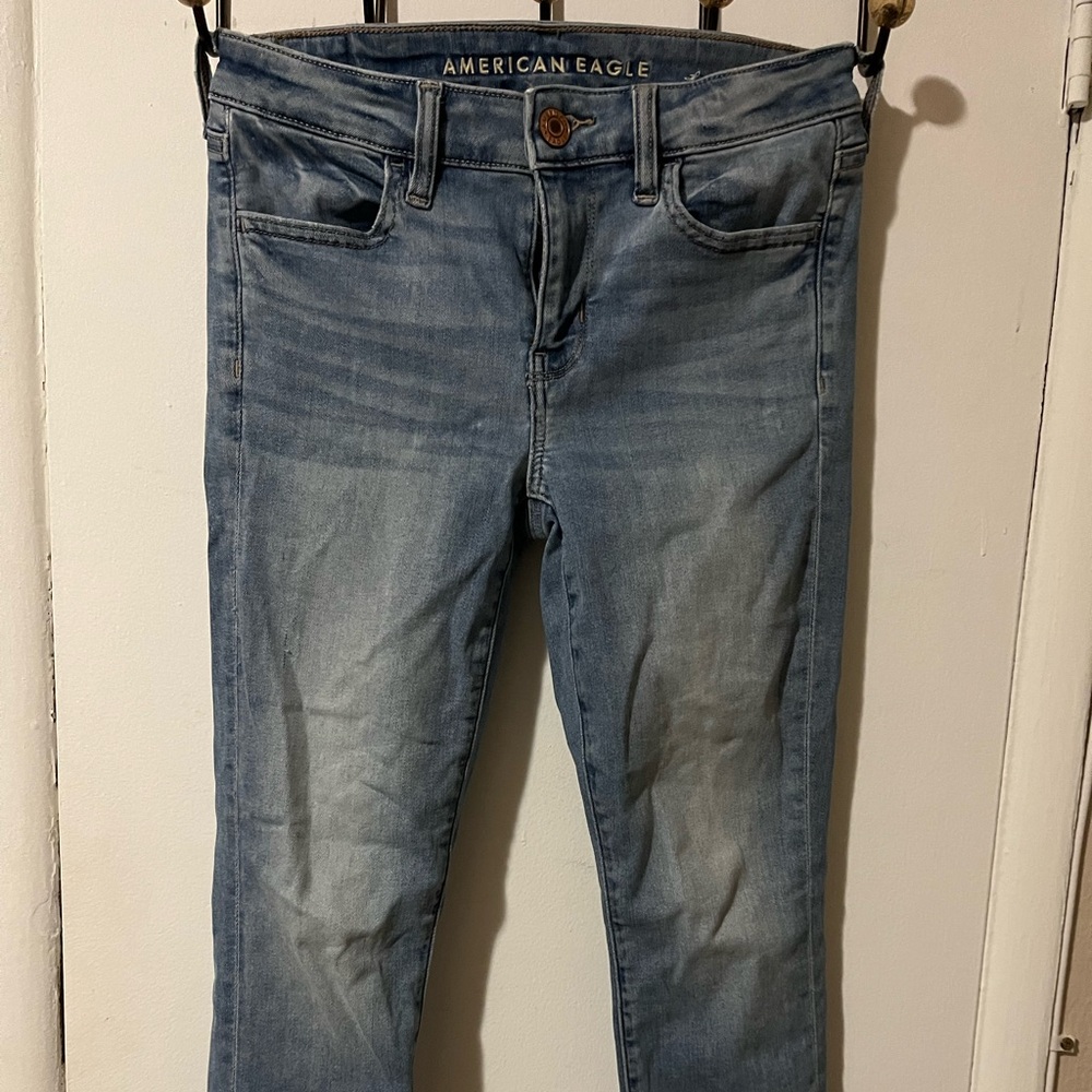 American eagle crop jeans size 4